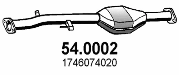 Catalyseur ASSO 54.0002