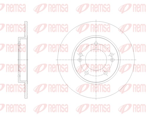Disque de frein REMSA 62103.00