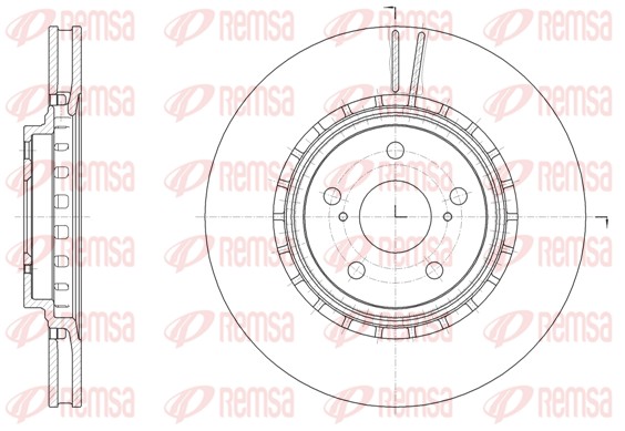 Disque de frein REMSA 61540.10