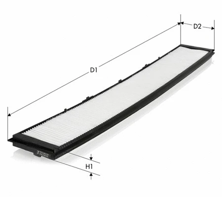 Filtre, air de l'habitacle TECNECO FILTERS CK8913