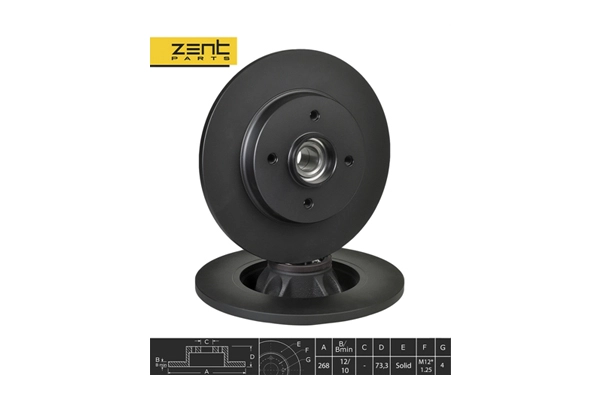 Disque de frein ZentParts Z06276