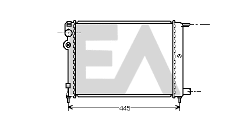 Radiateur, refroidissement du moteur EACLIMA 31R10016