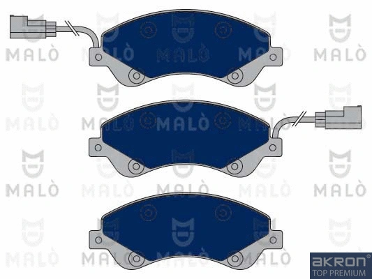 Kit de plaquettes de frein, frein à disque AKRON-MALÒ 1050221