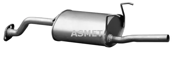 Silencieux arrière ASMET 13.011