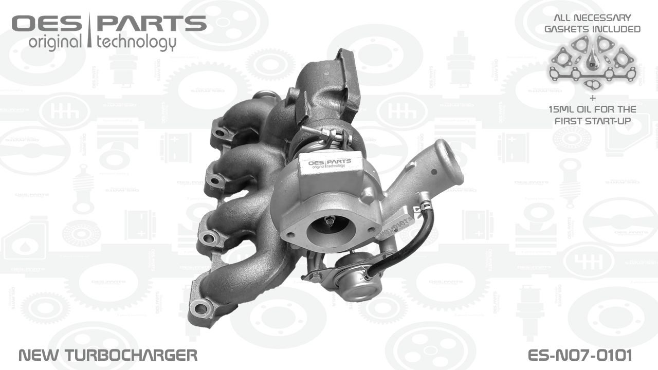 Turbocompresseur, suralimentation OES PARTS ES-N07-0101