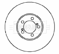 Disque de frein BORG & BECK BBD5888S
