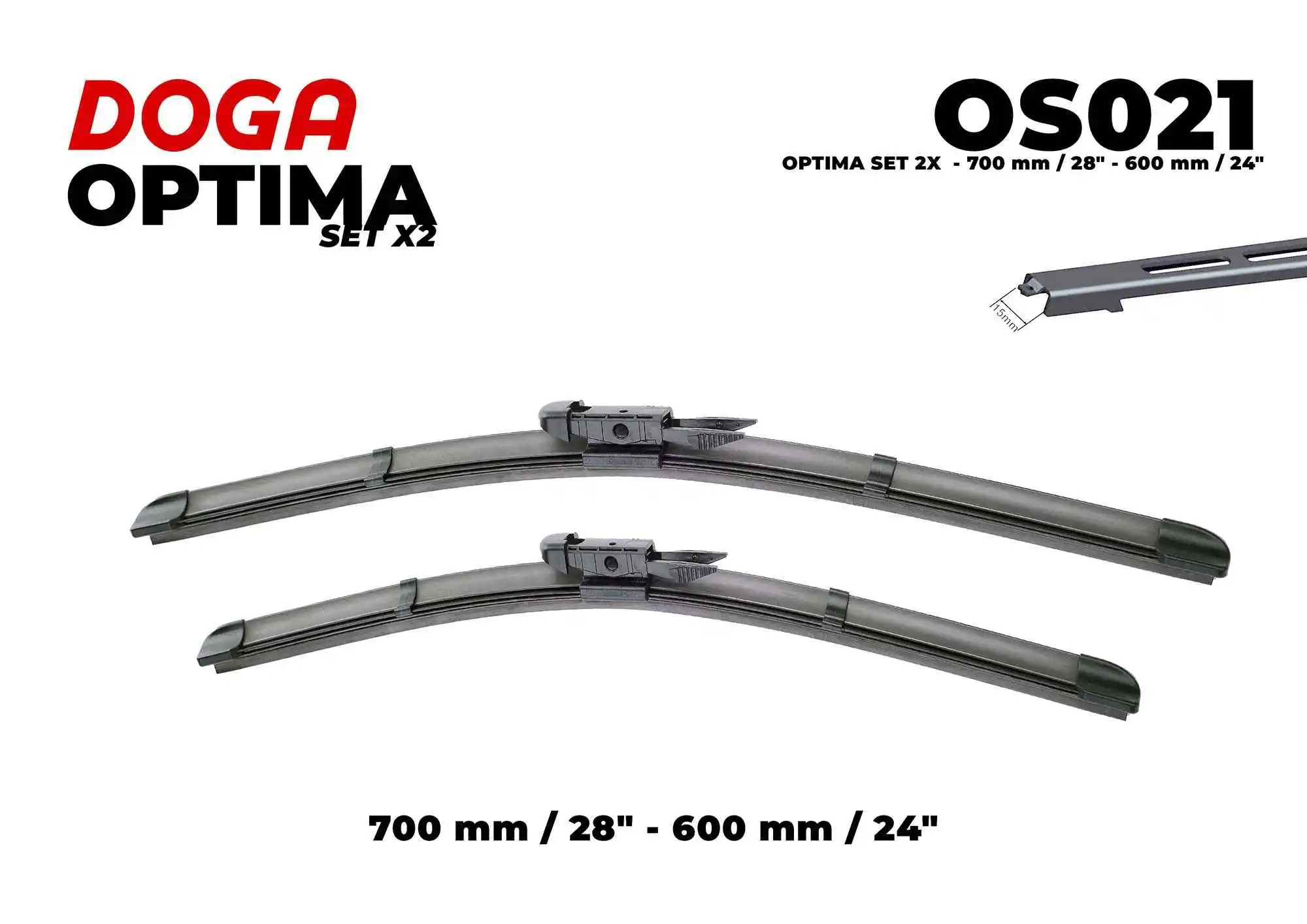 Balai d'essuie-glace DOGA OS021