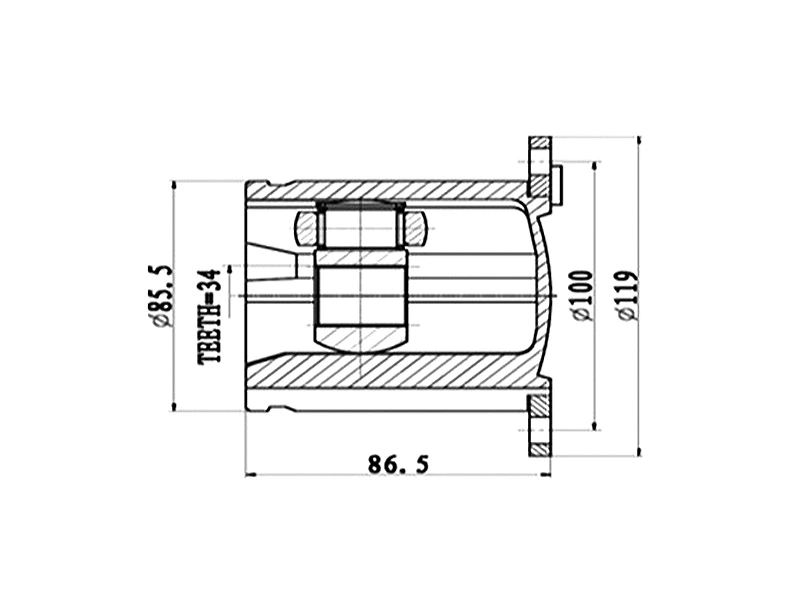 Jeu de joints, arbre de transmission A.Z. Meisterteile AZMT-43-030-1120