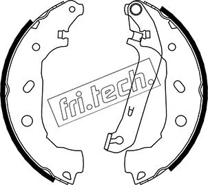 Jeu de mâchoires de frein fri.tech. 1040.151