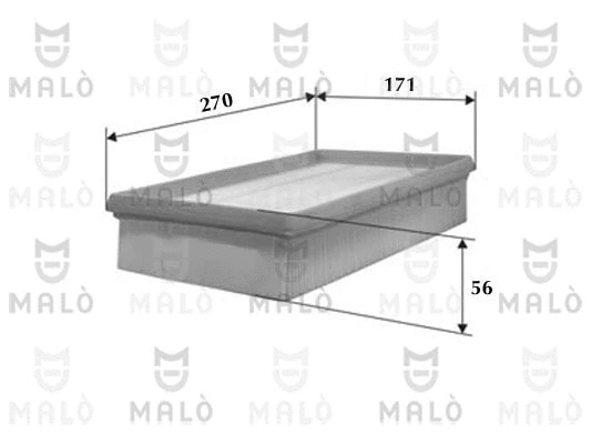 Filtre à air AKRON-MALÒ 1500016