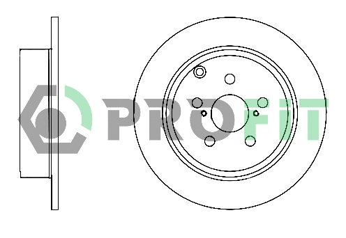 Disque de frein PROFIT 5010-1406