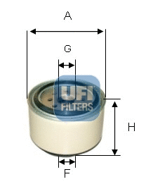 Filtre à carburant UFI 24.338.00