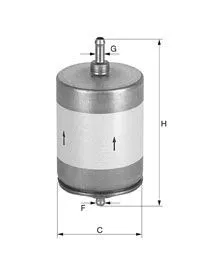 Filtre à carburant UNIFLUX FILTERS XB41