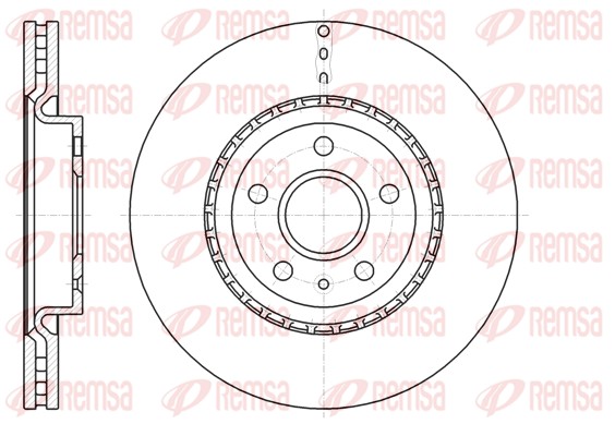 Disque de frein REMSA 61283.10