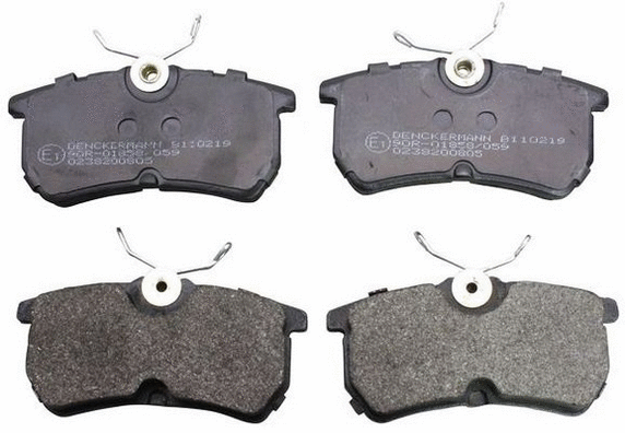 Kit de plaquettes de frein, frein à disque DENCKERMANN B110219