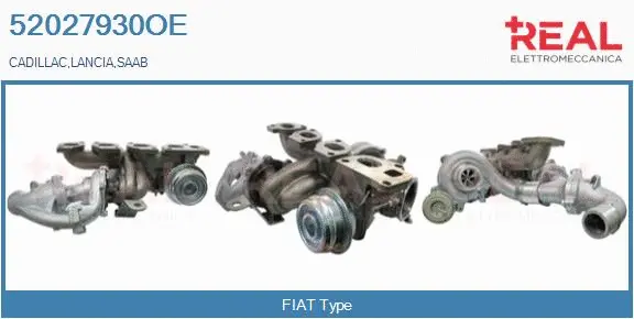 Turbocompresseur, suralimentation REAL 52027930OE