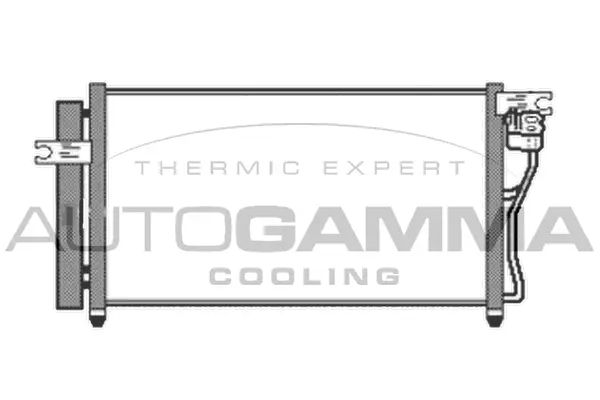 Condenseur, climatisation AUTOGAMMA 105073