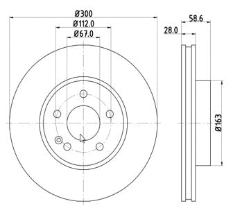 Disque de frein MTR 12108522