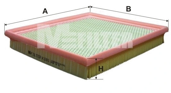 Filtre à air MFILTER K 181