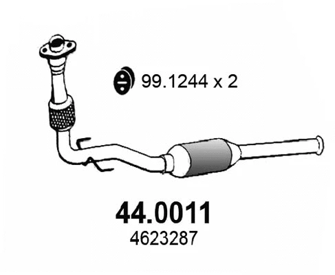 Catalyseur ASSO 44.0011