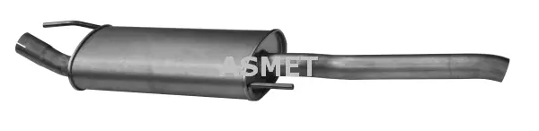 Silencieux arrière ASMET 03.047