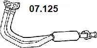 Silencieux avant NOVAK 07.125