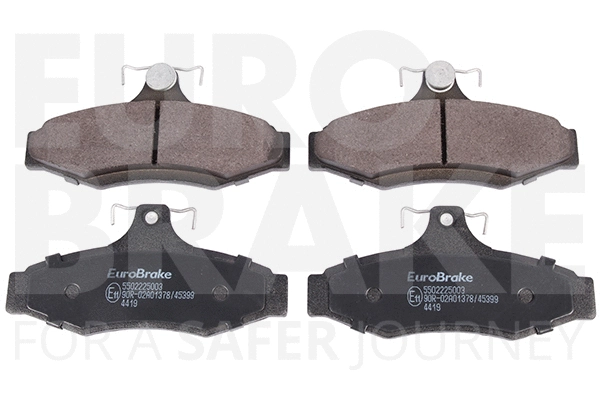 Kit de plaquettes de frein, frein à disque EUROBRAKE 5502225003