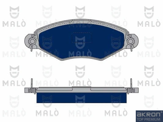 Kit de plaquettes de frein, frein à disque AKRON-MALÒ 1050017