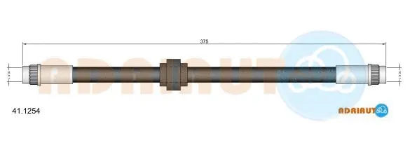 Flexible de frein ADRIAUTO 41.1254