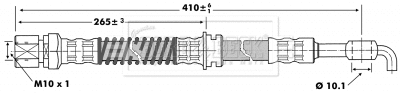 Flexible de frein BORG & BECK BBH6942