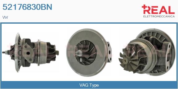 Groupe carter, turbocompresseur REAL 52176830BN
