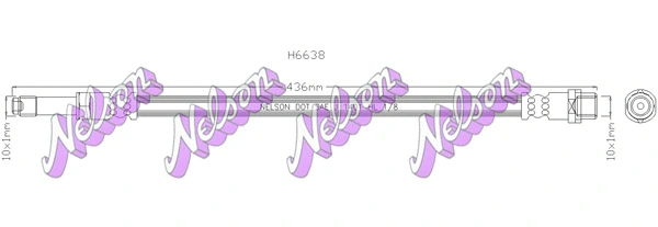 Flexible de frein KAWE H6638