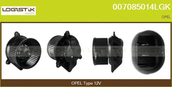 Pulseur d'air habitacle LGK 007085014LGK
