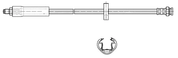Flexible de frein CEF 510973