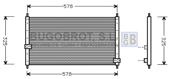 Condenseur, climatisation BUGOBROT 62-HD5062