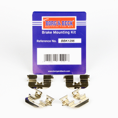 Kit d'accessoires, plaquette de frein à disque BORG & BECK BBK1296