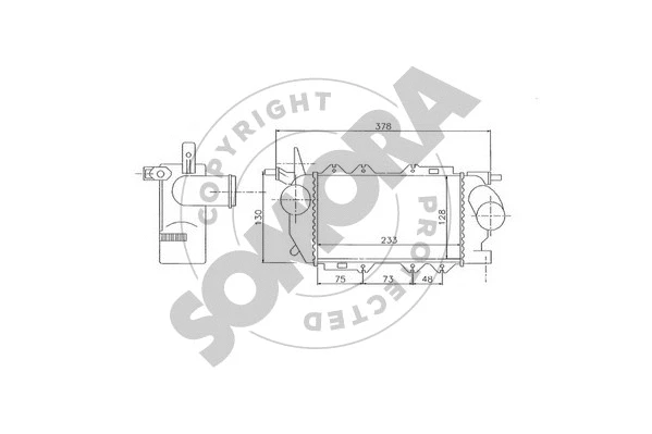 Refroidisseur d'air de suralimentation SOMORA 210445