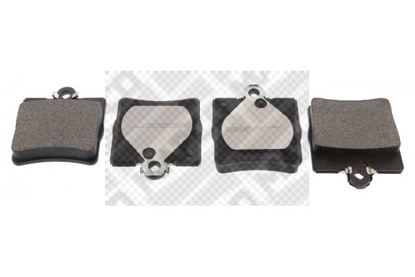 Kit de plaquettes de frein, frein à disque MAPCO 6599