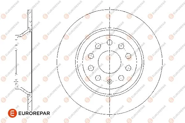 Disque de frein EUROREPAR 1667864980