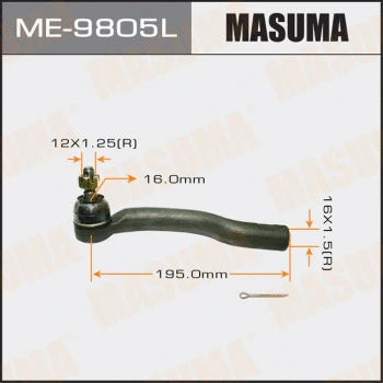 Rotule de barre de connexion MASUMA ME-9805L