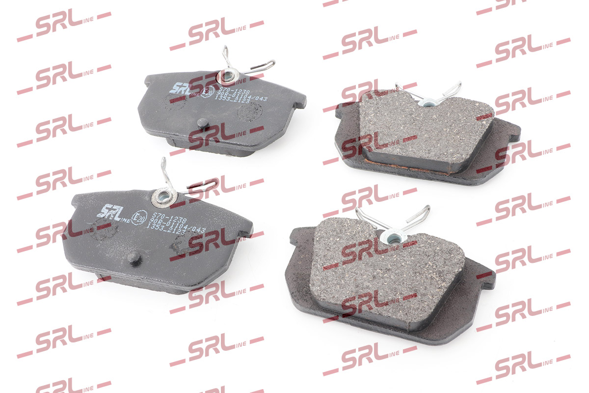 Kit de plaquettes de frein, frein à disque SRLine S70-1238