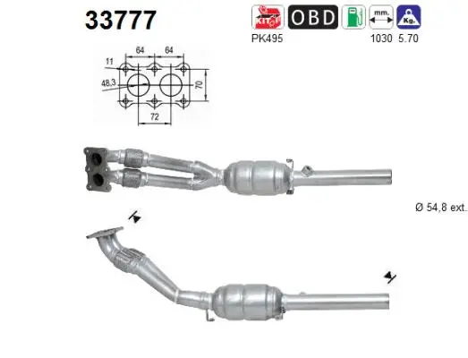 Catalyseur AS 33777