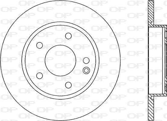 Disque de frein OPEN PARTS BDA1699.10