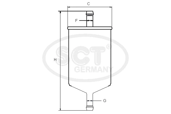 Filtre à carburant SCT - MANNOL ST 755