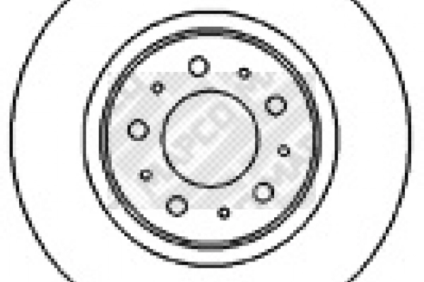 Disque de frein MAPCO 15975