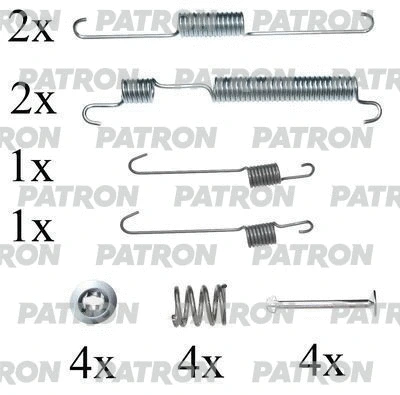 Kit d'accessoires, mâchoire de frein PATRON PSRK0039