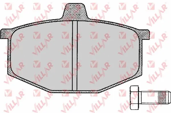 Kit de plaquettes de frein, frein à disque VILLAR 626.0151
