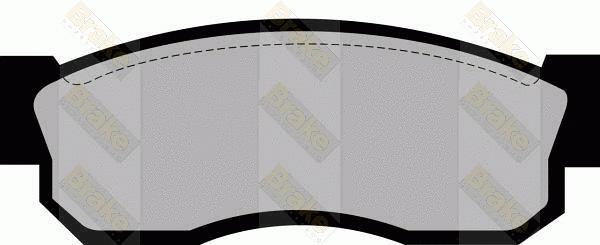 Kit de plaquettes de frein, frein à disque Brake ENGINEERING PA346