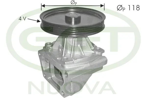 Pompe à eau, refroidissement du moteur GGT PA10525