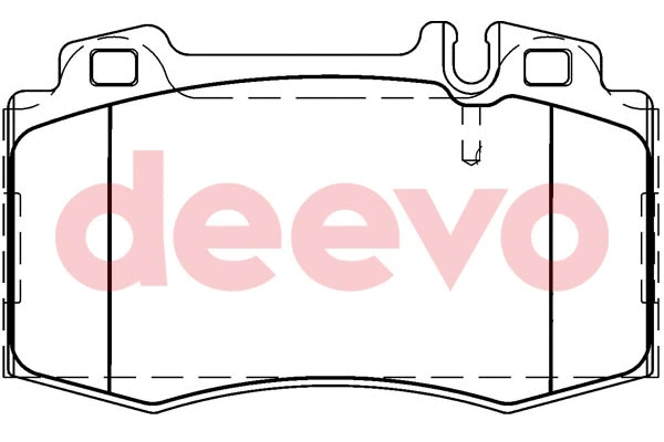 Kit de plaquettes de frein, frein à disque DEEVO BP56020